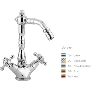 Paffoni BELINDA bidetová baterie bez výpusti Barva: Chrom FBLV131CR