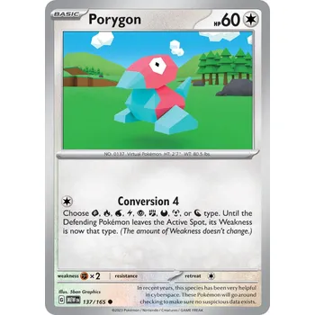 Karetní hra Porygon MEW 137/165
