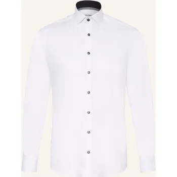 Pánská košile Olymp Pánská Košile Level Five Body Fit, bílá, 43