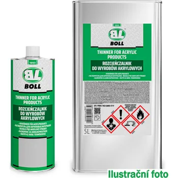 Ředidlo BOLL Ředidlo pro akrylové barvy a výrobky 5L, 001675
