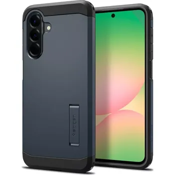 Pouzdro na mobilní telefon Odolné pouzdro Spigen Tough Armor – Samsung Galaxy A56 5G, šedé (Spigen Tough Armor – dvouvrstvé odolné pouzdro s pěnou pro Samsung Galaxy A56 5G, šedé)