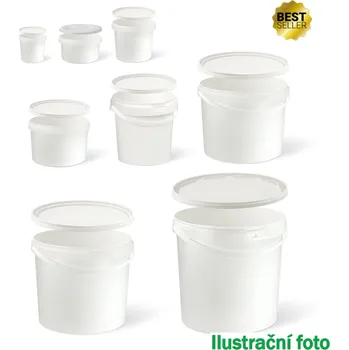 BOLL Plastová nádoba s víkem na míchání barev a laků, plastový kbelík s víkem 240 ml 0070197