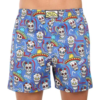 Pánské pyžamo Pánské trenky na spaní Styx lebky (DTP1856) M Možnost vrácení zboží ZDARMA do 120 dnů!