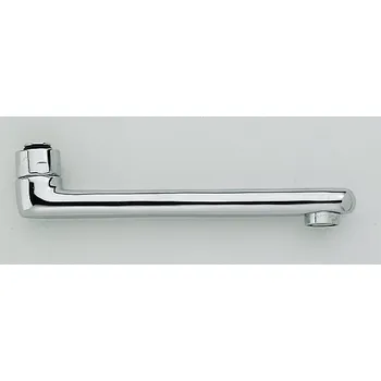 Vodovodní baterie Paffoni Ramínko k baterii, ploché 300mm Barva: Chrom ZCANA026CR