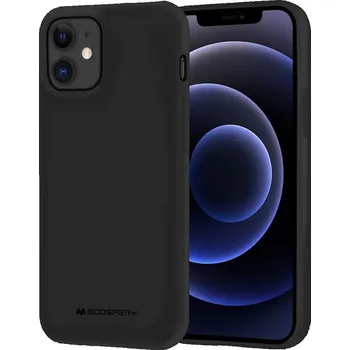 Pouzdro na mobilní telefon Mercury Ochranný kryt pro iPhone 12 mini - Mercury, Soft Feeling Black