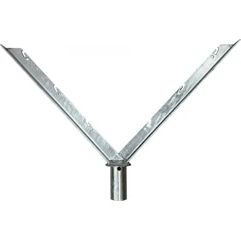 Plotový sloupek Bavolet oboustranný V 48 mm, pozink