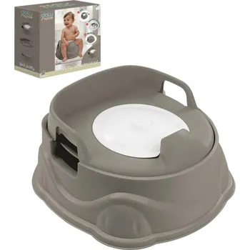 Nočník DOLU Nočník / sedátko na WC / baby stolička 3v1 šedá