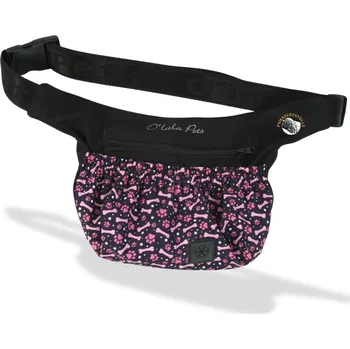 Pamlskovník Ledvinka na pamlsky O´LALA PETS pro pejskaře Černo-růžová