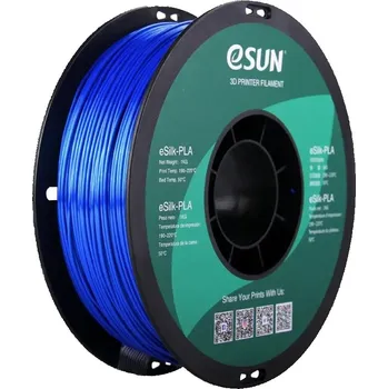 Filament eSUN eSilk-PLA 1kg Blue ESU3D09