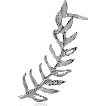 Náušnice Flamenco Mystique Náušnice list stříbrná K641S