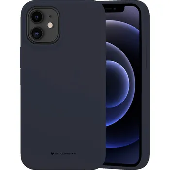 Pouzdro na mobilní telefon Mercury Ochranný kryt pro iPhone 12 mini - Mercury, Silicone Navy
