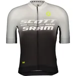 Cyklistický dres SCOTT M's RC SCOTT-SRAM Pro SS - black/white XXL