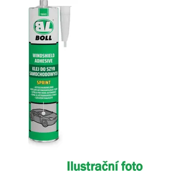 Tmel BOLL Lepidlo na automobilová skla SPRINT - ČERNÁ - 310ml, 007009