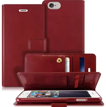 Pouzdro na mobilní telefon Mercury Knížkové pouzdro na iPhone 6 / 6S - Mercury, Mansoor Diary Wine