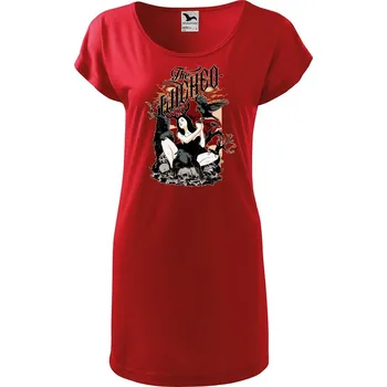 Dámské tričko DOBRÝ TRIKO Dámské tričko/šaty Wicked Velikost: L, Barva: Červená