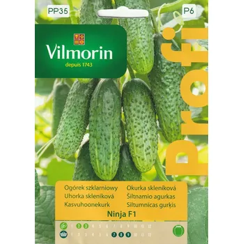 Semeno Okurka skleníková Ninja F1 (nakládačka, hruboostná, partenokarpická)