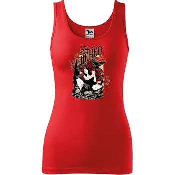 Dámské tílko s potiskem Wicked Velikost: L, Barva: Červená