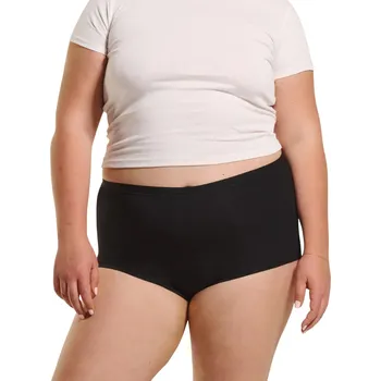 Menstruační kalhotky Menstruační kalhotky Love Luna černé Cotton Shortie (LLUWCPSH) S