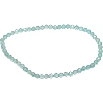 Šperk Luxusní náramek z modrého topazu 3 mm