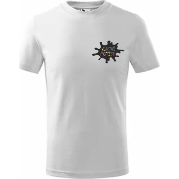 ON-DESIGN Dětské triko s vlastním potiskem Velikost: 146 cm/10 let, Umístění potisku: levé prso, Barva: bílá