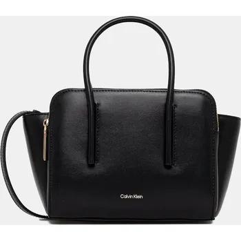Kabelka Kožená kabelka Calvin Klein LV04F3057G černá 99X, vel. ONE SIZE