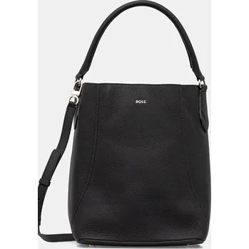 Kabelka Kožená kabelka BOSS Lenah Bucket 50547744 černá 99X, vel. ONE SIZE