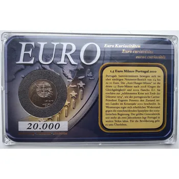 1,5 euro mince portugalsko 2010 - Limitovana edice (1,5 eurová mince)