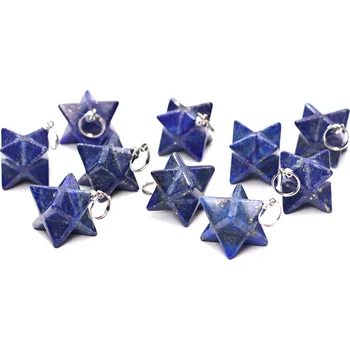 Přívěsek Magieprirody.cz Lapis Lazuli přívěsek Merkaba hvězda 23x15 mm #ZB263