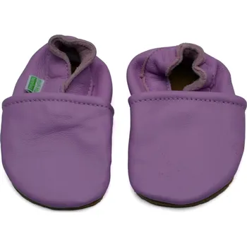 Capáčky Hopi Hop BAREFOOT kožené capáčky lila Velikost: 18