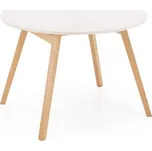 Jídelní stůl Ruben, krémová / buk