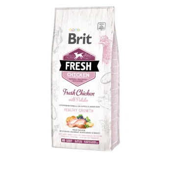 Krmivo pro psa Brit Fresh Chicken with Potato Puppy Healthy Growth Hmotnost: 2,5 kg