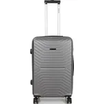 Střední cestovní kufr na kolečkách ABS 70l Worldline 625 šedá