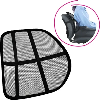 Slavnostní potah na židli Ergonomická opěrka zad BEKIO, černá - SLEVA 3% s kodem radost25