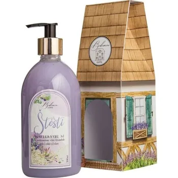 Mýdlo levandule-online.cz Domeček Štěstí – sprchový gel 3v1 500 ml s vůní levandule