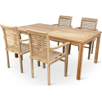 Zahradní sestava Zahradní teakový set 1+4 pro 4 osoby Garden IV.