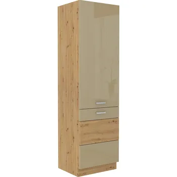 Kuchyňská skříňka Stolarz Lempert Lednicová skříň Artisan 60 LO-210 2F Zvolte barevné provedení: artisan / cappuccino lesk