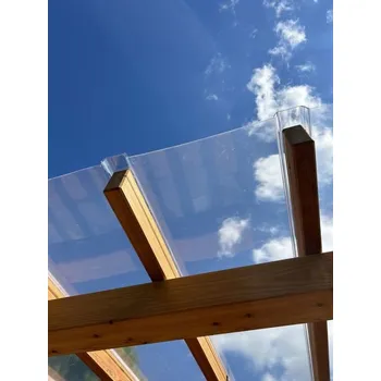 Průsvitná krytina PALRAM Polykarbonátová deska trapézová 600/39, 3mm, čirá, 688mm x 4000mm, 1xUV ochrana - DECOPOL GLAZE