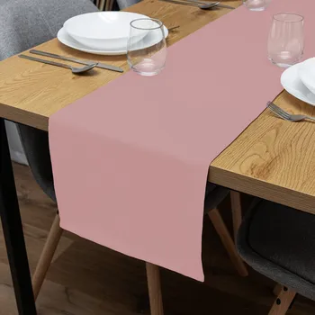 ubrus Dekorační běhoun na stůl Rongo RG-074 Starorůžový 35x120 cm