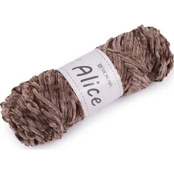 Pletací žinylková příze Alice 100 g