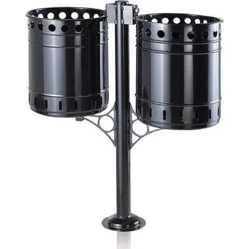 Venkovní odpadkový koš Venkovní odpadkový dvojkoš 2x35 l.