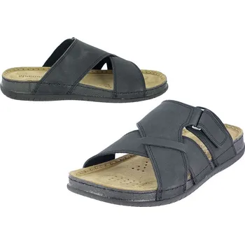 Pánské pantofle SLOBBY pánské pantofle 340-2021-A1 černé 42