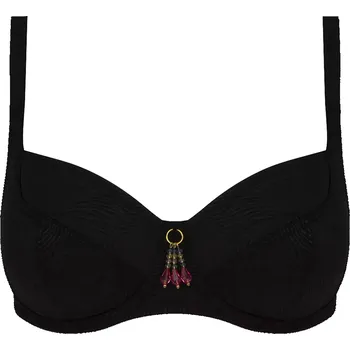 Dámské plavky Plavková podprsenka nevyztužená Antigel (FBB3526-02), Velikost 80F, Barva černá