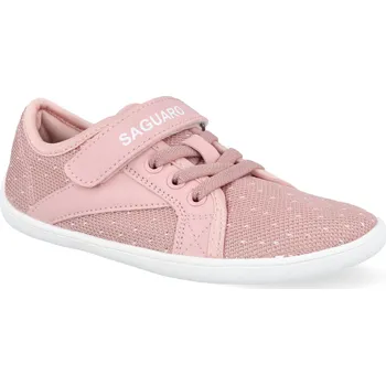 Barefoot dětské tenisky Saguaro - Kids Luck I růžové Velikost: 33