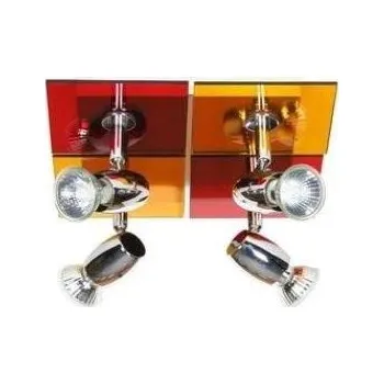 Červenožlutá stropní lampa Futura