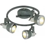 Závěsná lampa šedá spirála 3xGU10 50W Sabinyo Globo