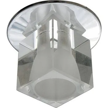 Stropní svítidlo SK-06 CH G4 s chromovým rámem. strop. konstantní krystal 20w g4