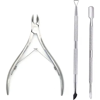 Profesionální manikúrnía sada se zatlačovačem kůžičky | sada na manikúru, kleštičky na nehty - 23