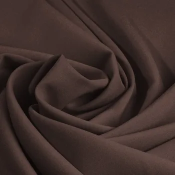 Dekorační jednobarevná látka Rongo RG-015 Tmavě hnědá - šířka 150 cm