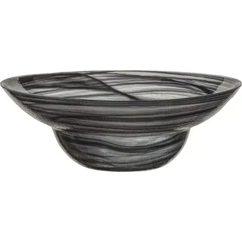 Talíř Hluboký talíř na těstoviny ArdaCam Estonia, černý, průměr 28 cm