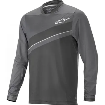 Cyklistické oblečení Dres - ALPINESTARS Alps 8.0 LS 2019 - Dark Shadow/Black L